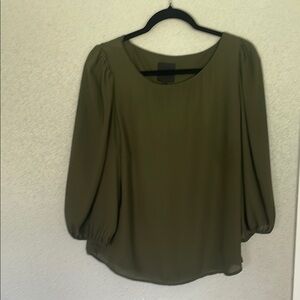 Olive Green Women's Top